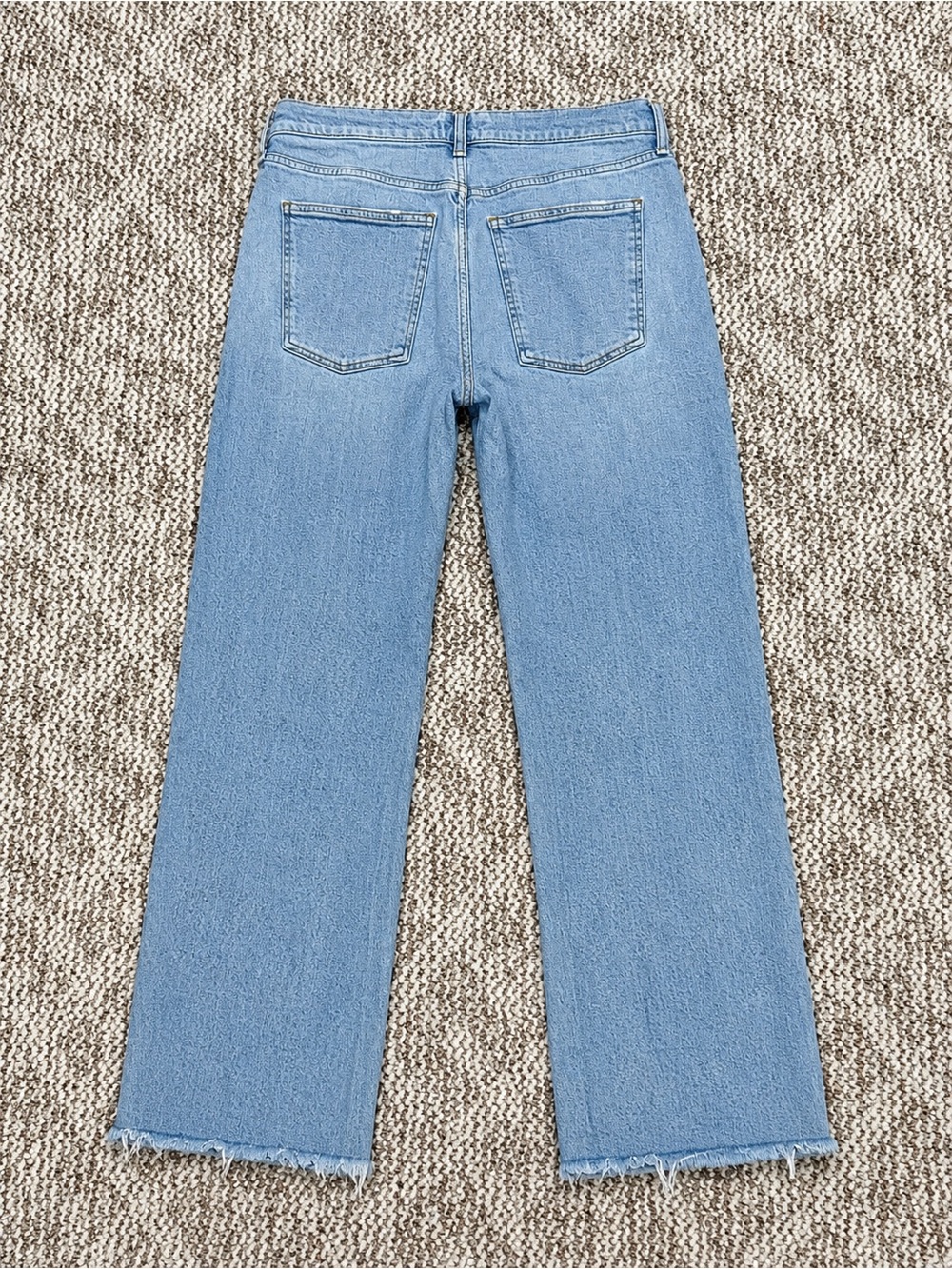 AGOLDE Merrel Jeans Size 29 High Rise Straight Raw Hem Premium Denim - Picture 3 of 6